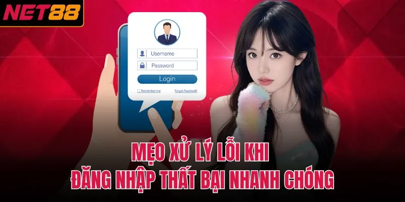 Mẹo xử l&yacute; lỗi khi đăng nhập thất bại nhanh ch&oacute;ng