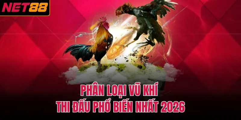 Ph&acirc;n loại vũ kh&iacute; thi đấu phổ biến nhất 2026